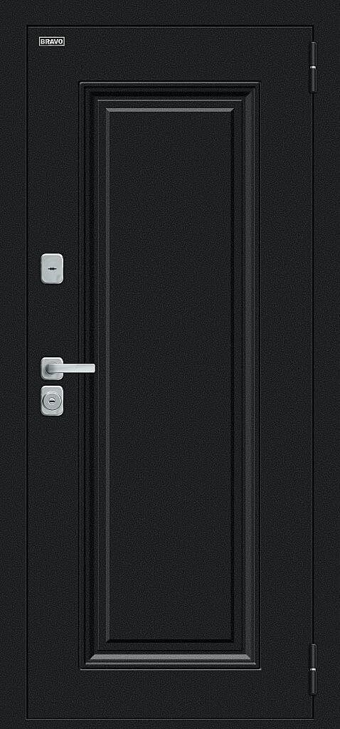 Дверь с терморазрывом Thermo Флэш МФ/BChrome (Bravo) — снаружи