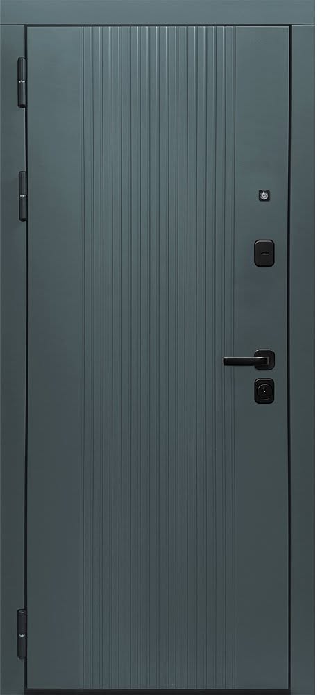 Входная дверь Альфа Гладкая (Скамбио Порте) — снаружи