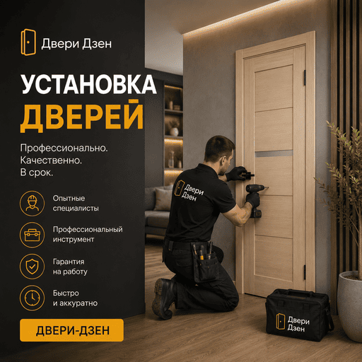 Установка межкомнатной двери: этапы, сроки и когда ставить при ремонте