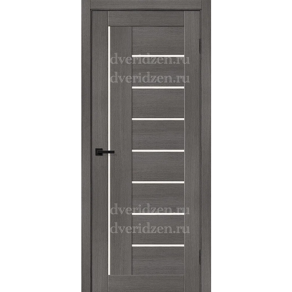 Межкомнатная дверь эко шпон 29 цвет серая мелинга