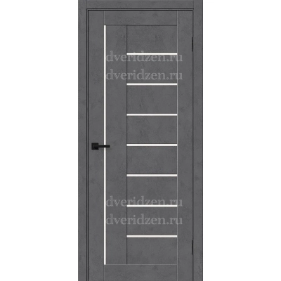 Межкомнатная дверь эко шпон 29 цвет шифер арт