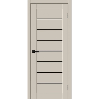 Межкомнатная дверь Браво-22 Black Shine цвет кремовый шелк