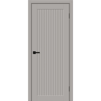 Межкомнатная дверь винил браво 50 цвет серый про