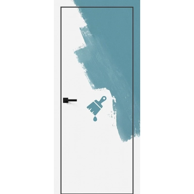 Скрытая дверь инвизибл браво черная