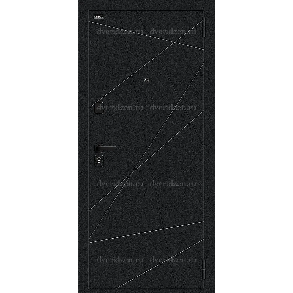 Входная дверь Браво Графити 5 букле черное