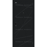 Входная дверь Браво Графити 5 букле черное