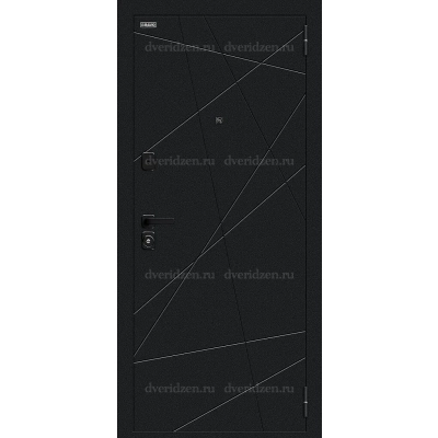 Входная дверь Браво Графити 5 букле черное