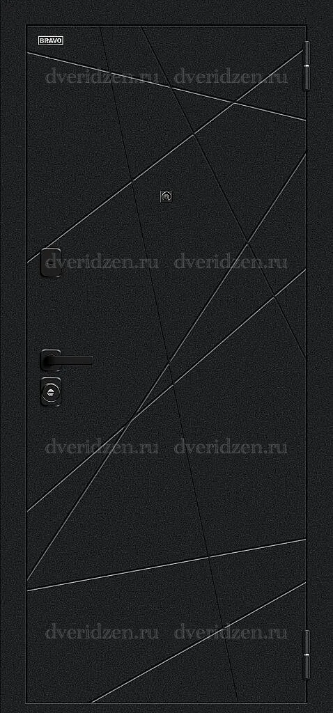 Входная дверь Браво Графити 5 букле черное