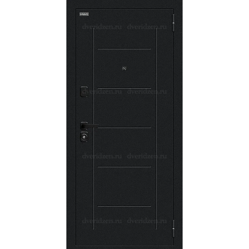 Входная дверь браво букле черное