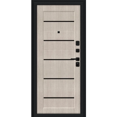 Входная дверь браво букле черное cappuccino melinga