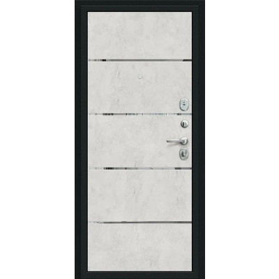 Входная дверь браво р-лайн лук арт букле черное