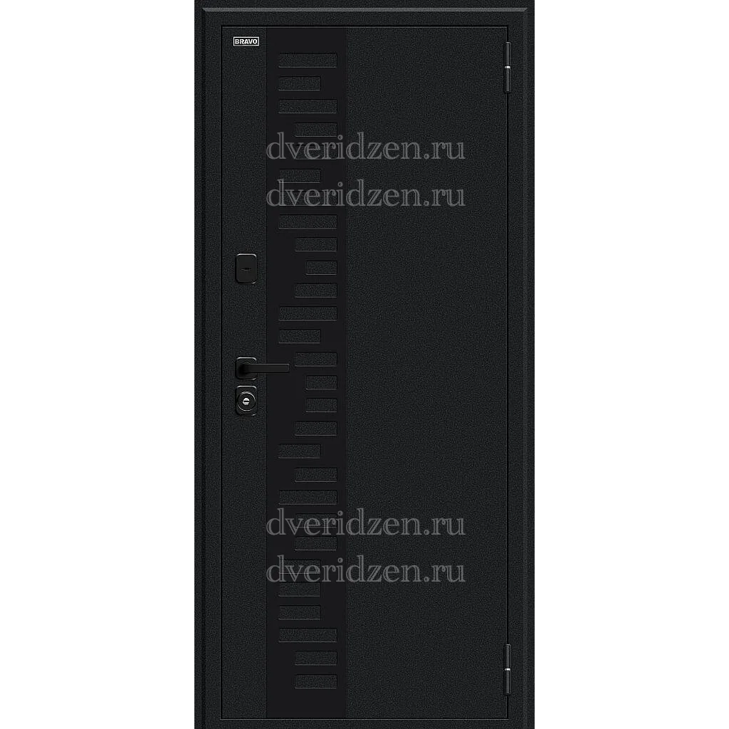 Входная дверь с терморазрывом д2 техно термо букле череное