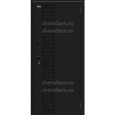 Входная дверь с терморазрывом д2 техно термо букле череное