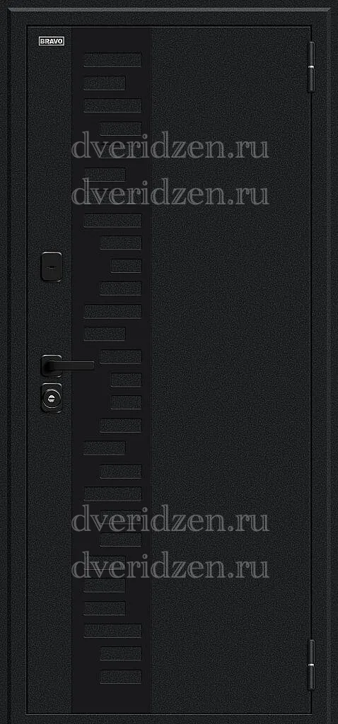 Входная дверь с терморазрывом д2 техно термо букле череное