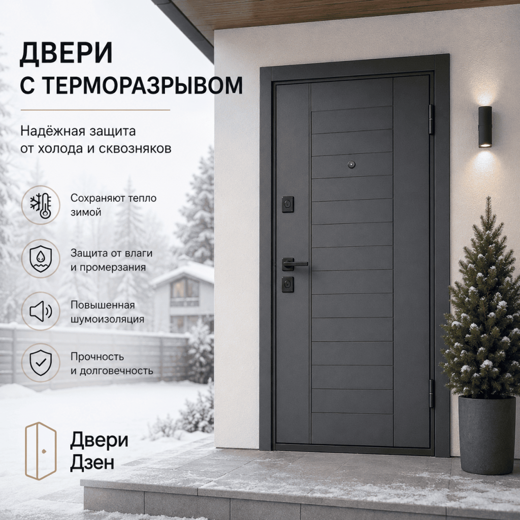 Двери с терморазрывом